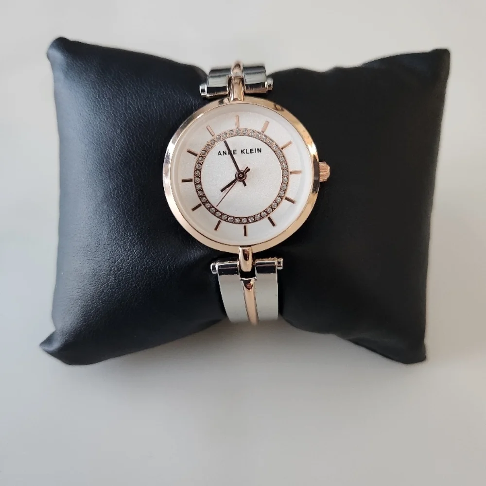 Anne Klein Rose Gold and Silver Women's Watch